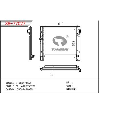 FOR BENZ W166 CONDENSER