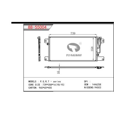 FOR  P,G,R,T - series CONDENSER