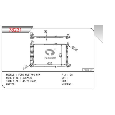 For FORO MUSTANG MT RADIATOR