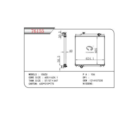 FOR ISUZU RADIATOR