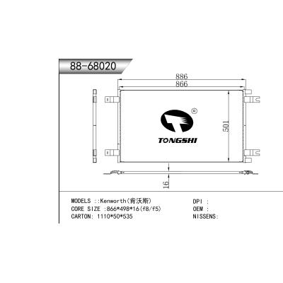 FOR Kenworth CONDENSER