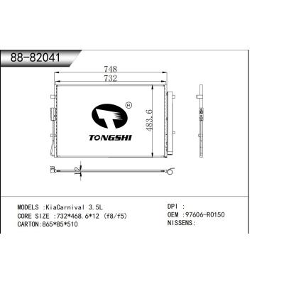 For Kia Carnival 3.5L Condenser