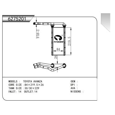 FOR TOYOTA AVANZA HEATER