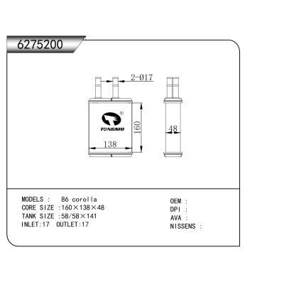 FOR 86 corolla HEATER