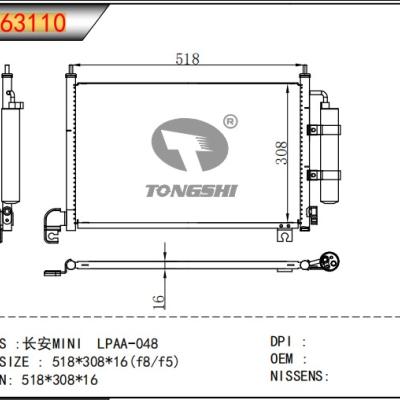 FOR Changan MINI LPAA-048  Condenser