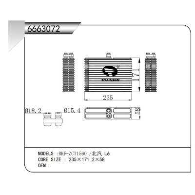 FOR BKF-ZCT1560 /Baic L6 EVAPORATOR