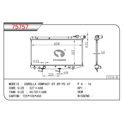 FOR COROLLA COMPACT E9 89-95 AT RADIATOR