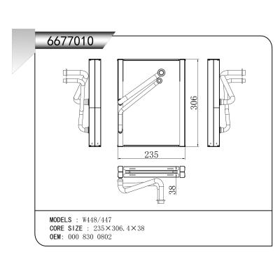 FOR W448/447 EVAPORATOR