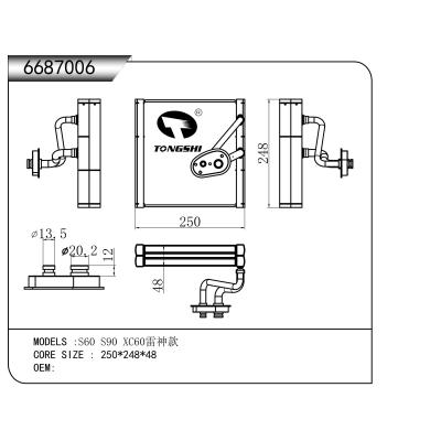 FOR S60 S90 XC60 Thor EVAPORATOR