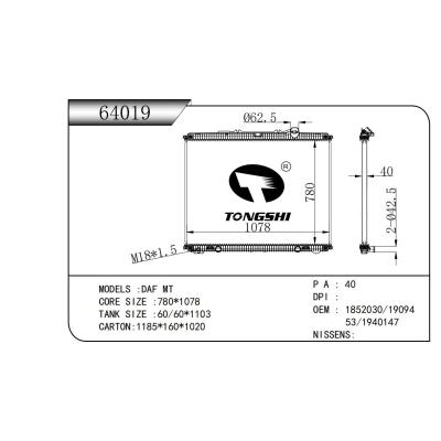FOR DAF MT RADIATOR