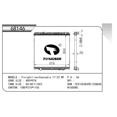 FOR FreightlinerCascadia 17-22 MT RADIATOR