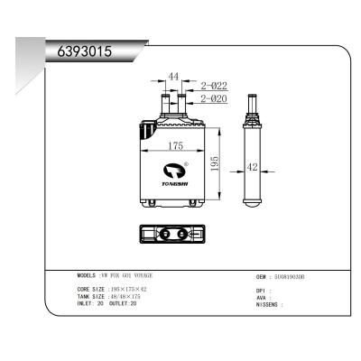 FOR VW FOX GO1 VOYAGE HEATER