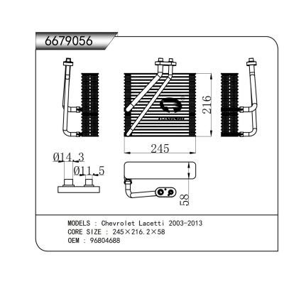 FOR Chevrolet Lacetti 2003-2013 EVAPORATOR