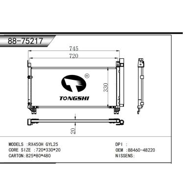 FOR RX450H GYL25 CONDENSER