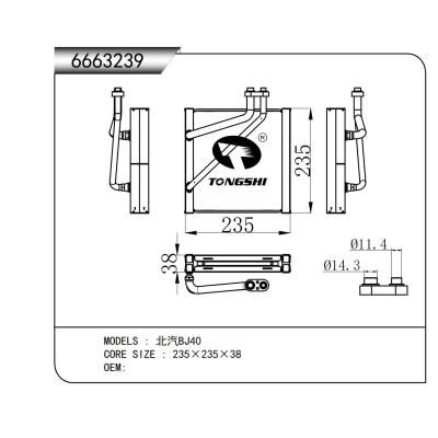 For BAIC BJ40 Evaporator