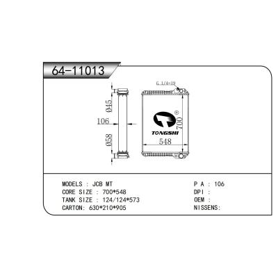 For JCB MT Commercial Vehicle Radiator