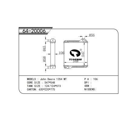 For John Deere 1354  Commercial Vehicle Radiator