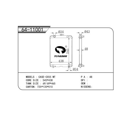 For CASE-CX55 MT  Truck Radiator