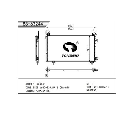 For Chery A3 Condenser