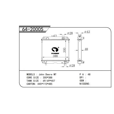 For John Deere Truck Radiator 