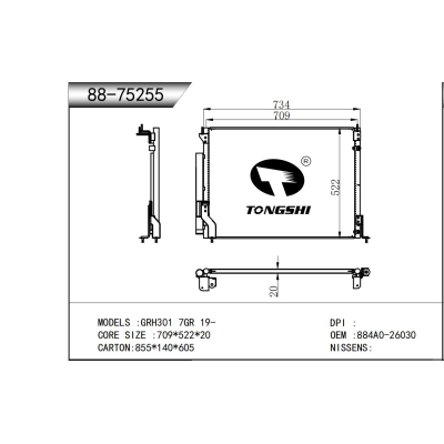 For  GRH301 7GR 19- Condenser