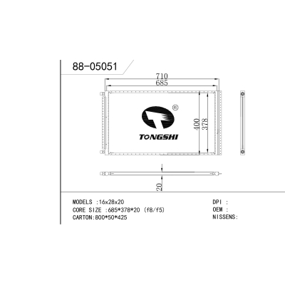 For    16x28x20    Condenser