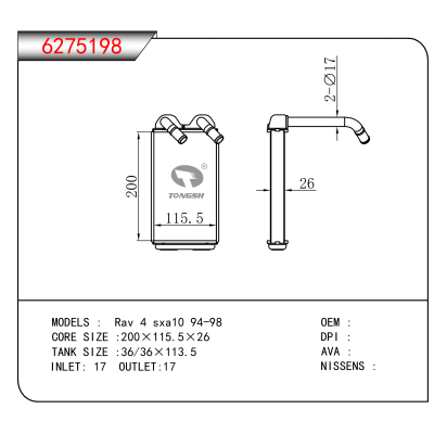 For Rav 4 sxa10 94-98