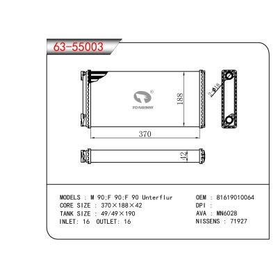 FOR M 90;F 90;F 90 Unterflur