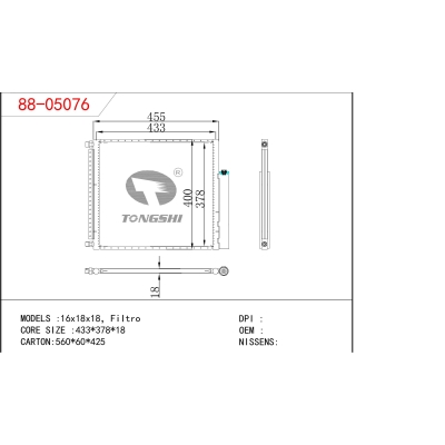 For   16*18*18，Filtro  Condenser