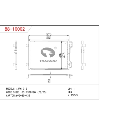 For JAC 3.5  Condenser