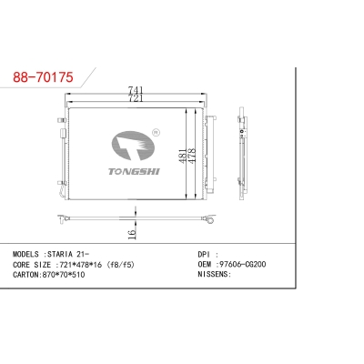 For  STARIA 21-   Condenser